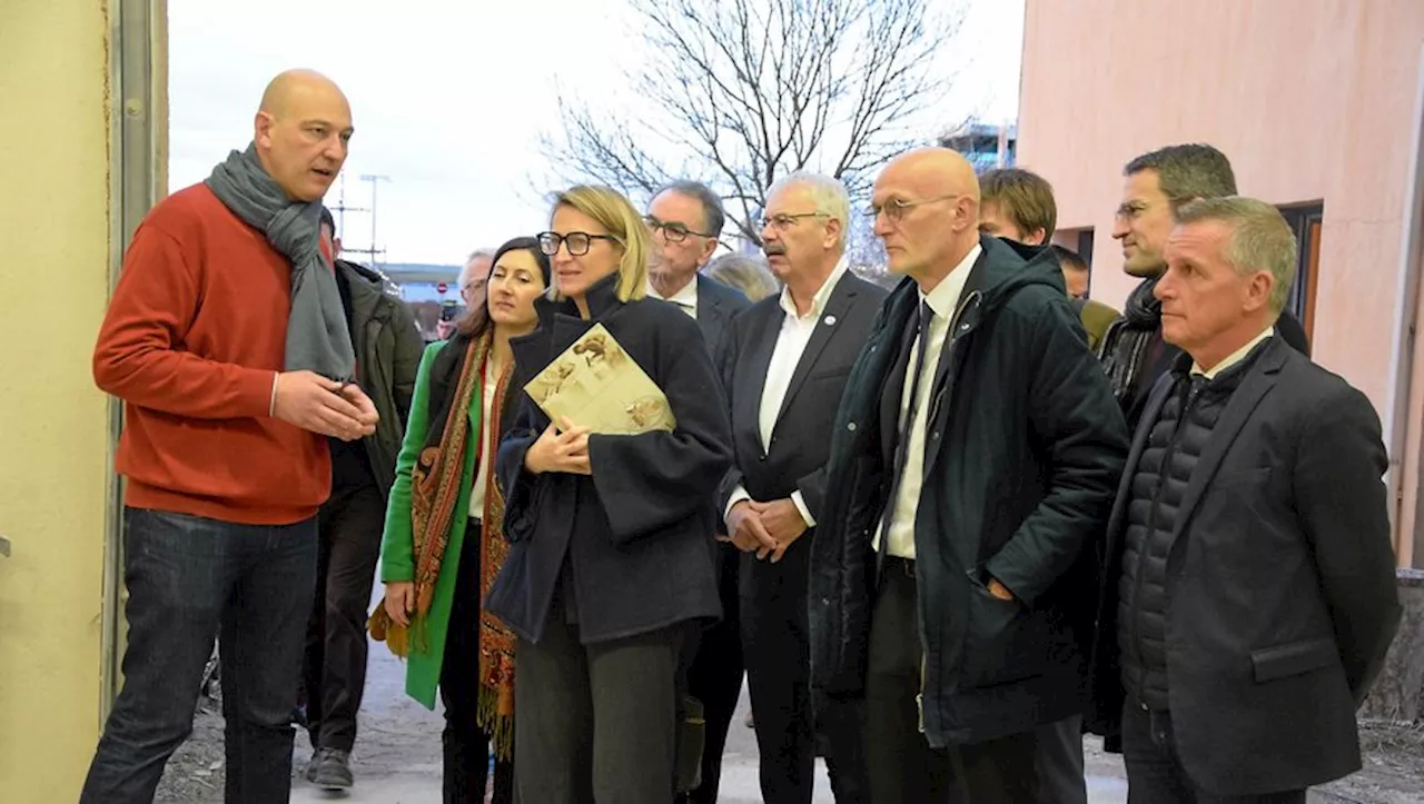 Visite d'Astrid Panosyan-Bouvet à l'entreprise Vermorel en Aveyron