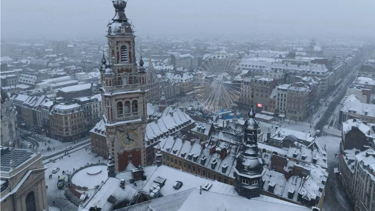 Neige dans le Nord : deux personnes décédées, dont un SDF, et 20 blessés légers