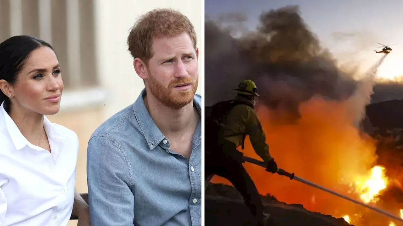 Harry and Meghan Encourage Support for California Wildfire Victims