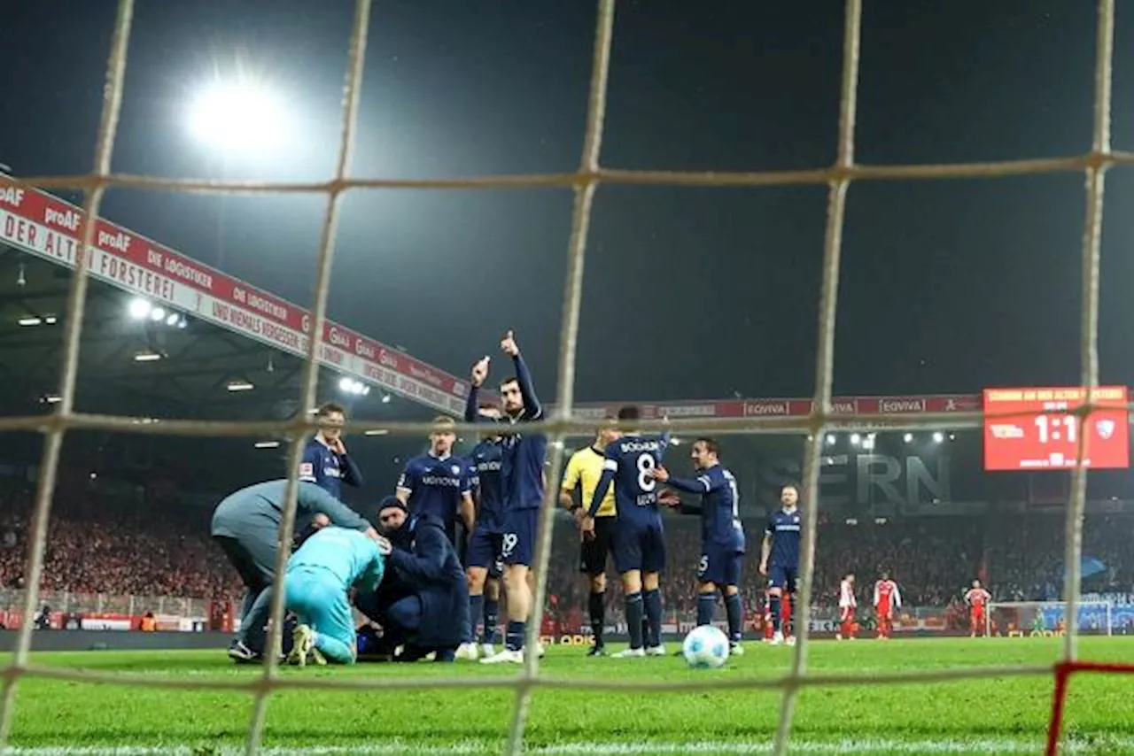 Bochum Avantage sur Tapis Vert Après Incident avec Union Berlin