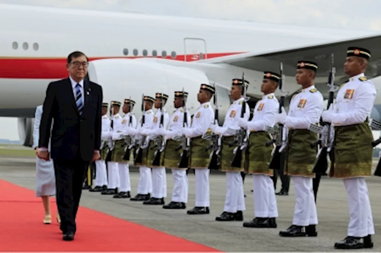 Japan PM Ishiba Arrives in Malaysia for Official Visit