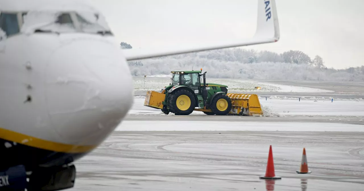 Manchester Airport Closed Due to Snow, Flights Delayed and Cancelled