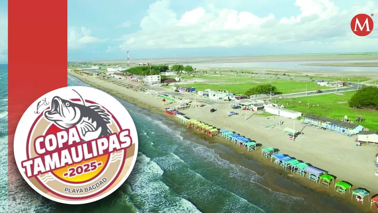 ¡Alista tu caña! Realizarán 'Copa Tamaulipas 2025' en las aguas de playa Bagdad