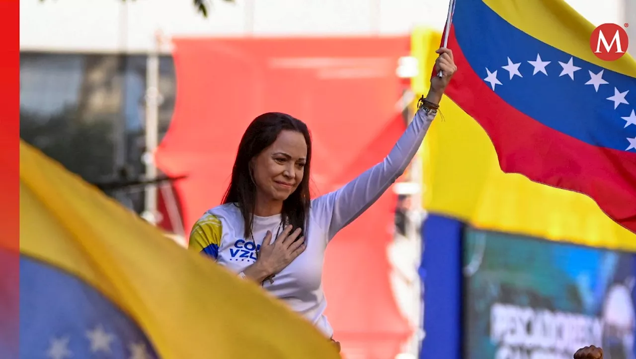 Detienen con violencia a María Corina Machado en Venezuela tras protesta contra Maduro