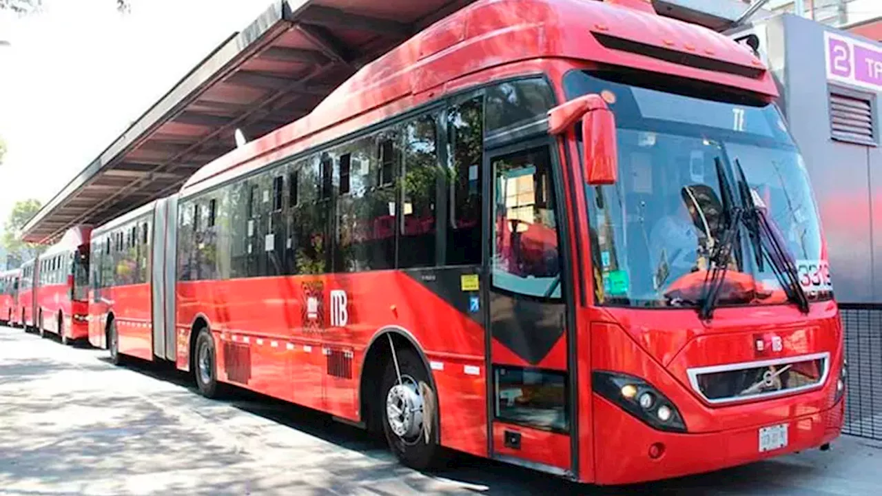 Primer autobús biarticulado eléctrico llega a la Ciudad de México