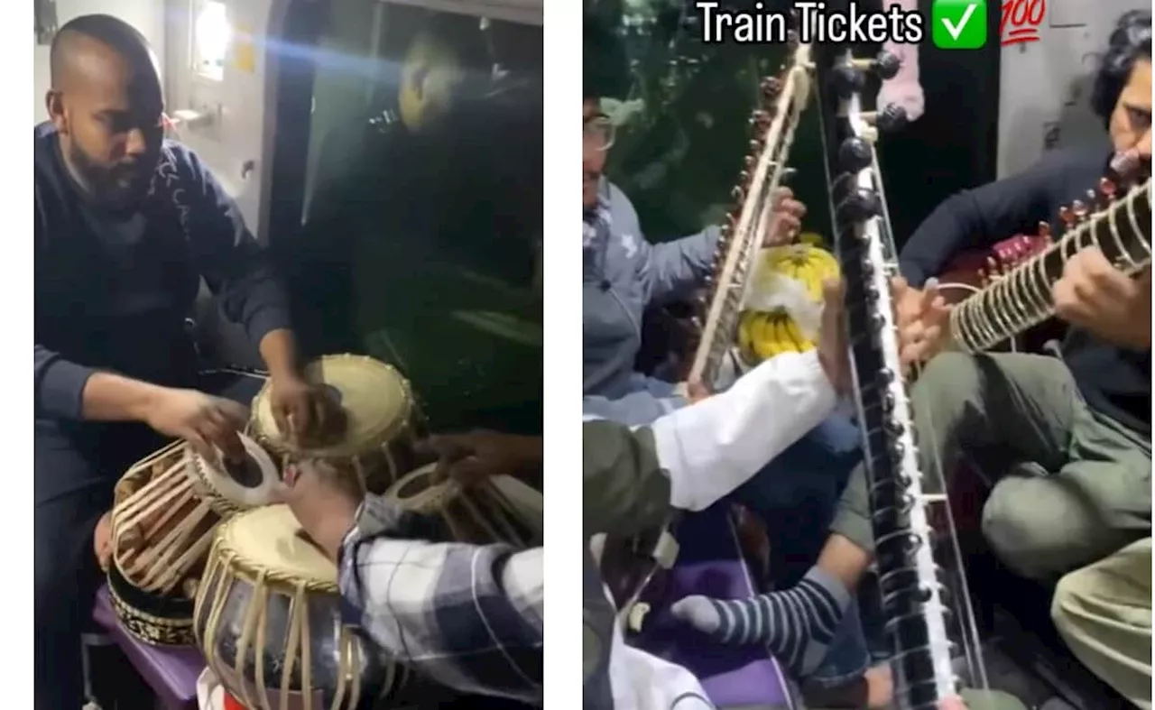 Train Ke Andar Musicians Ka Viral Video