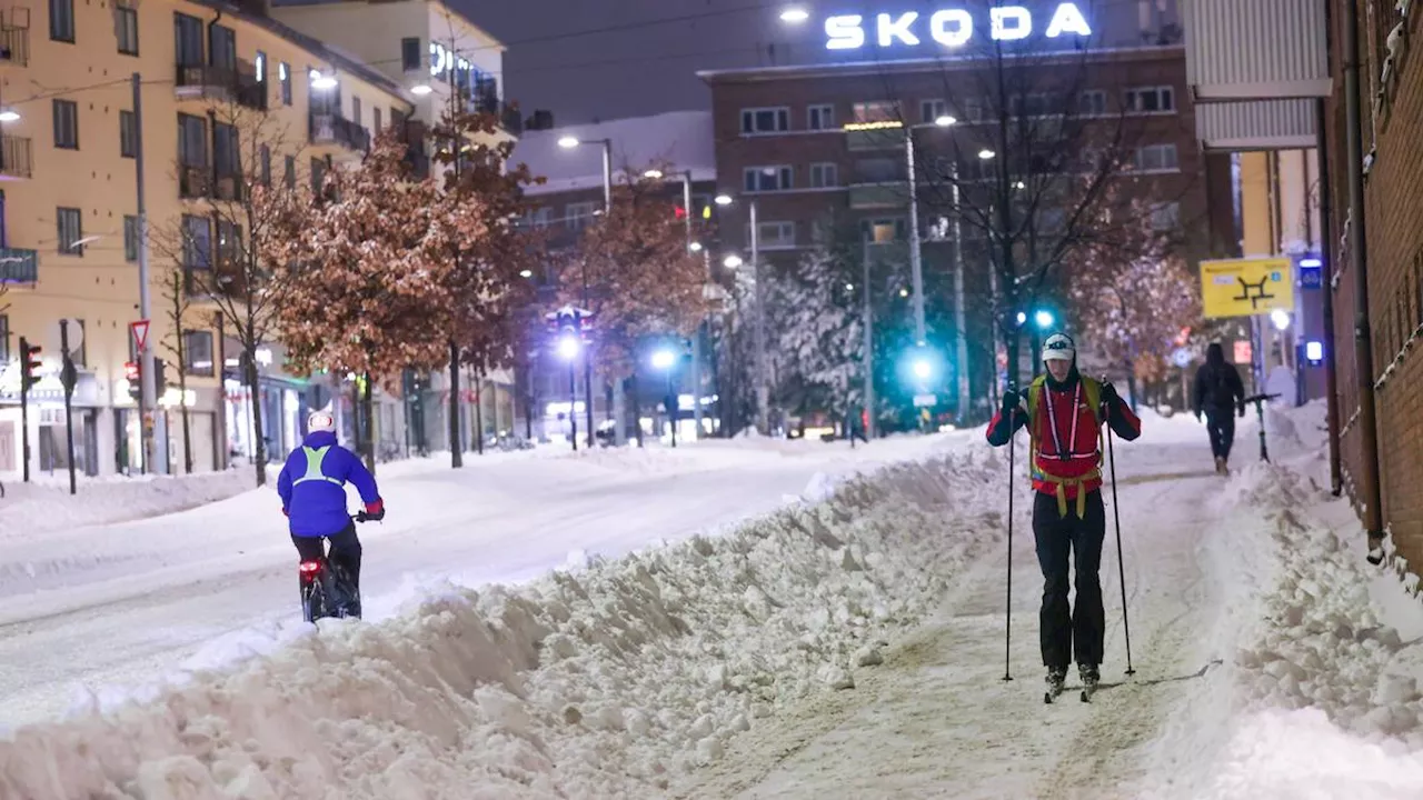 Frå Snø til Regn: Vêrskifte Blir Glatt og Varm