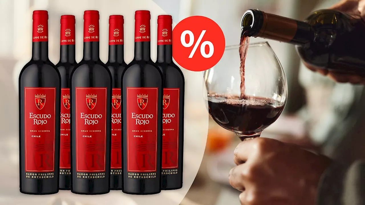 Exklusives Angebot: 44% Rabatt auf Baron Philippe de Rothschild Rotwein-Set