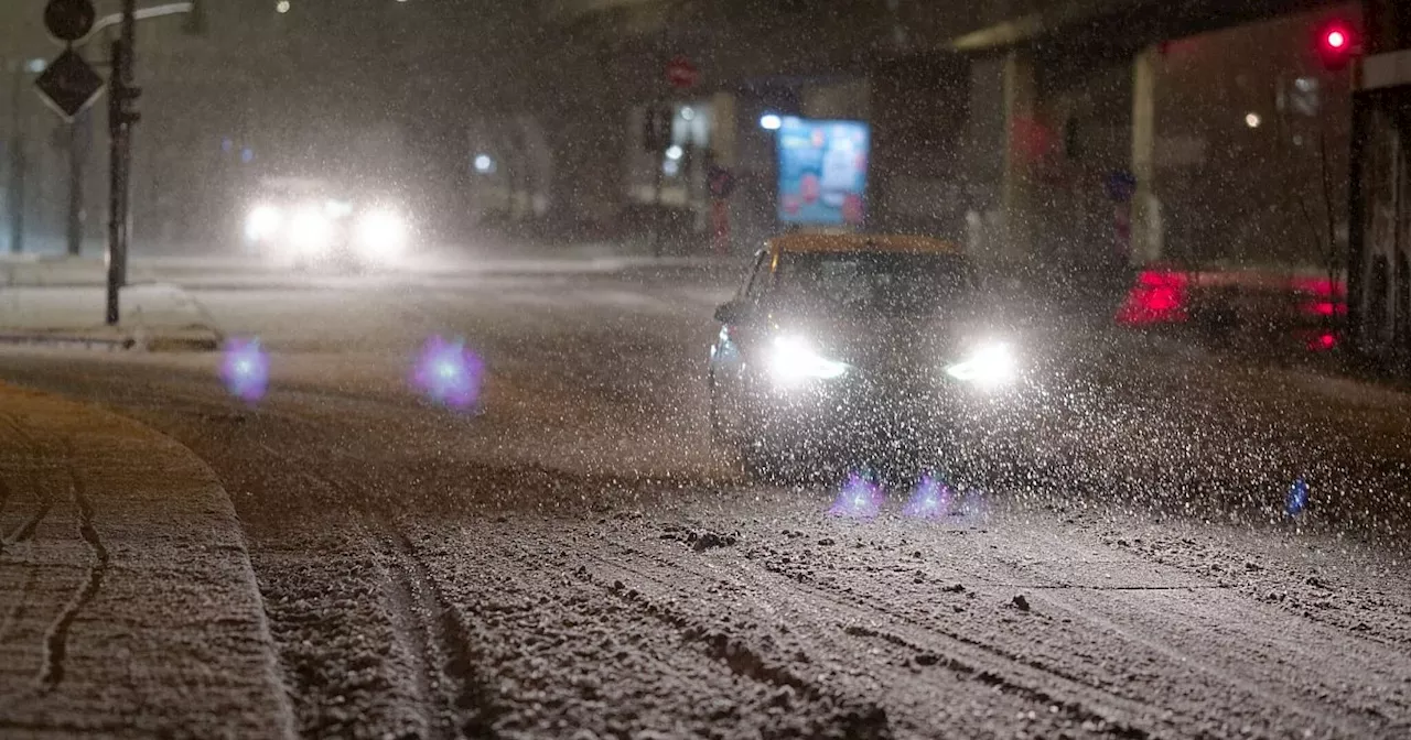 Schnee und Glätte in Deutschland: Viele Unfälle