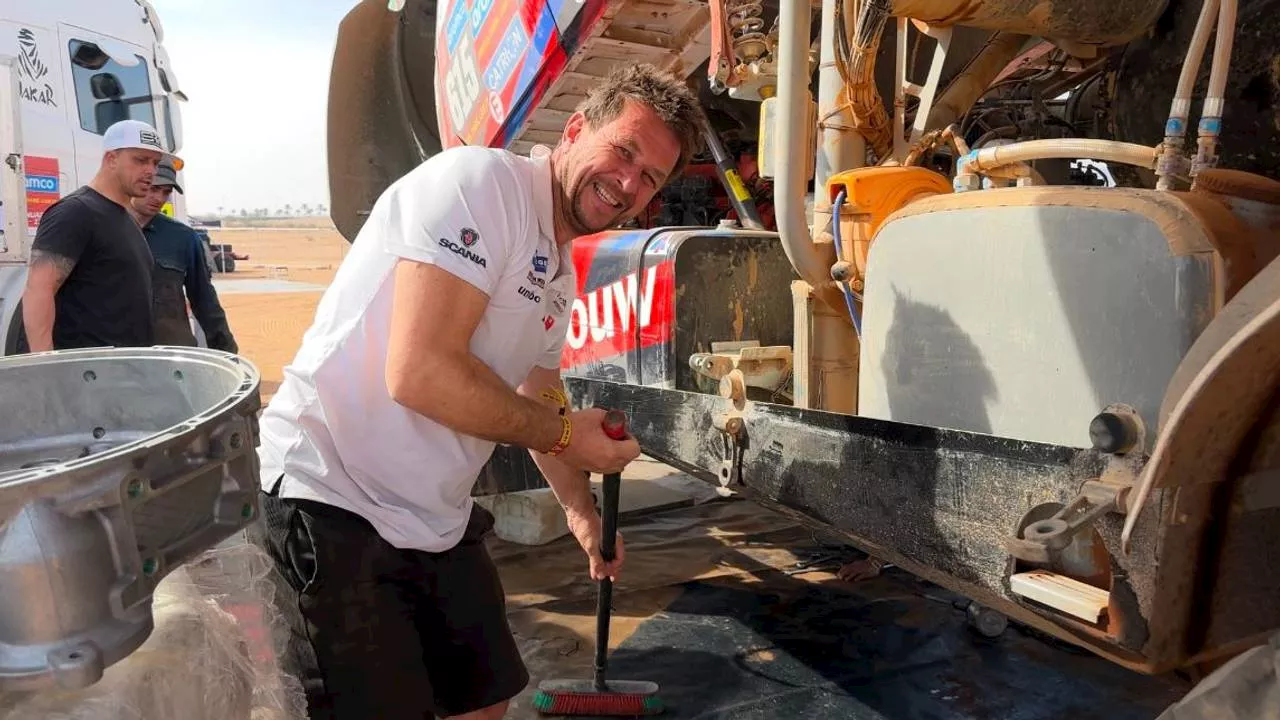 Dakar Rally: Maurik van den Heuvel probeert ondanks truckproblemen terug te keren