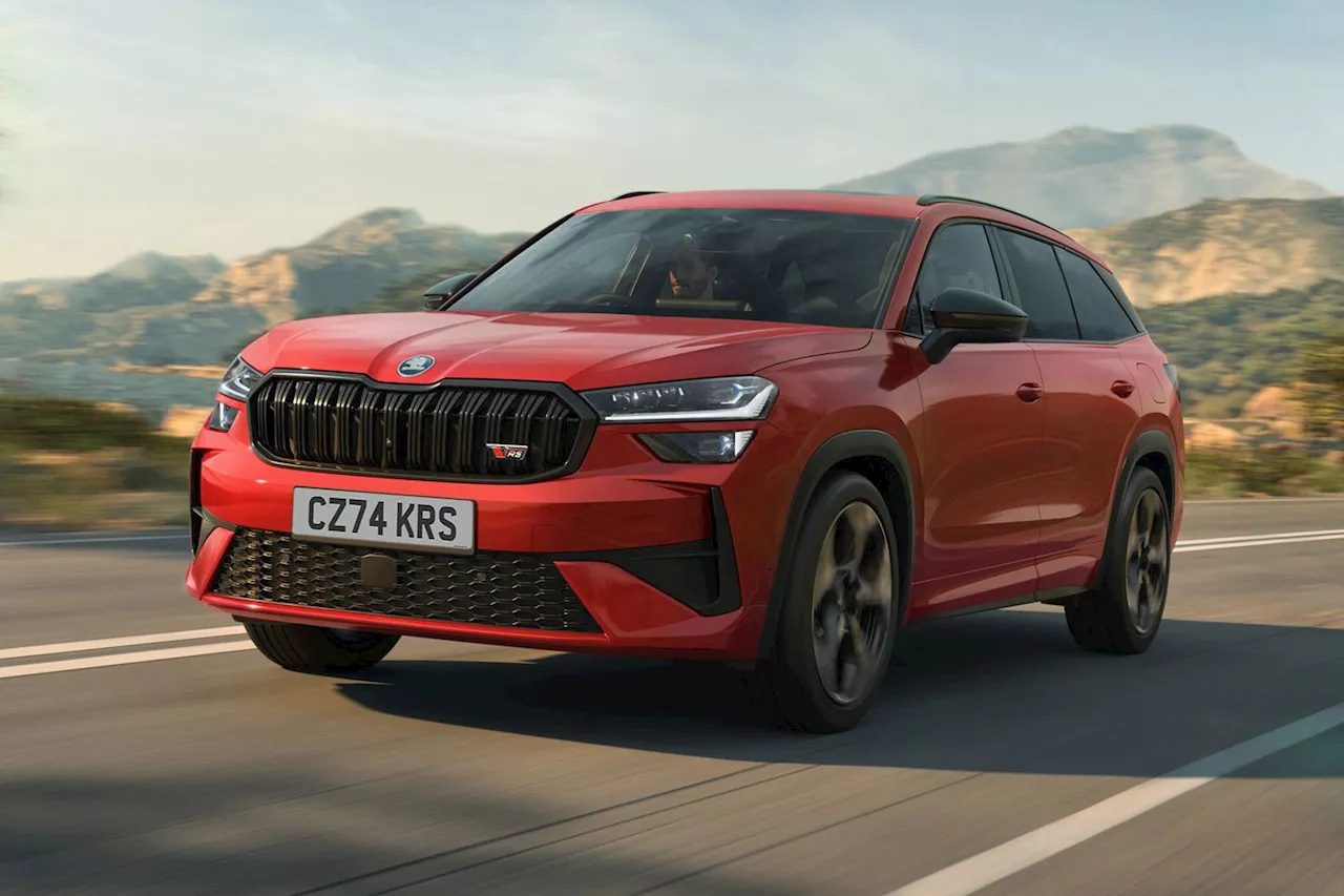 Skoda Kodiaq vRS Starts at £52,595, New Petrol Engine Offered