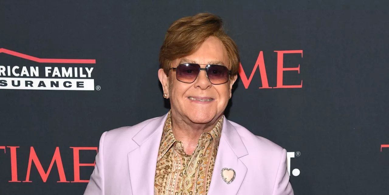 Elton John, 77, Updates Fans on Health at Golden Globes