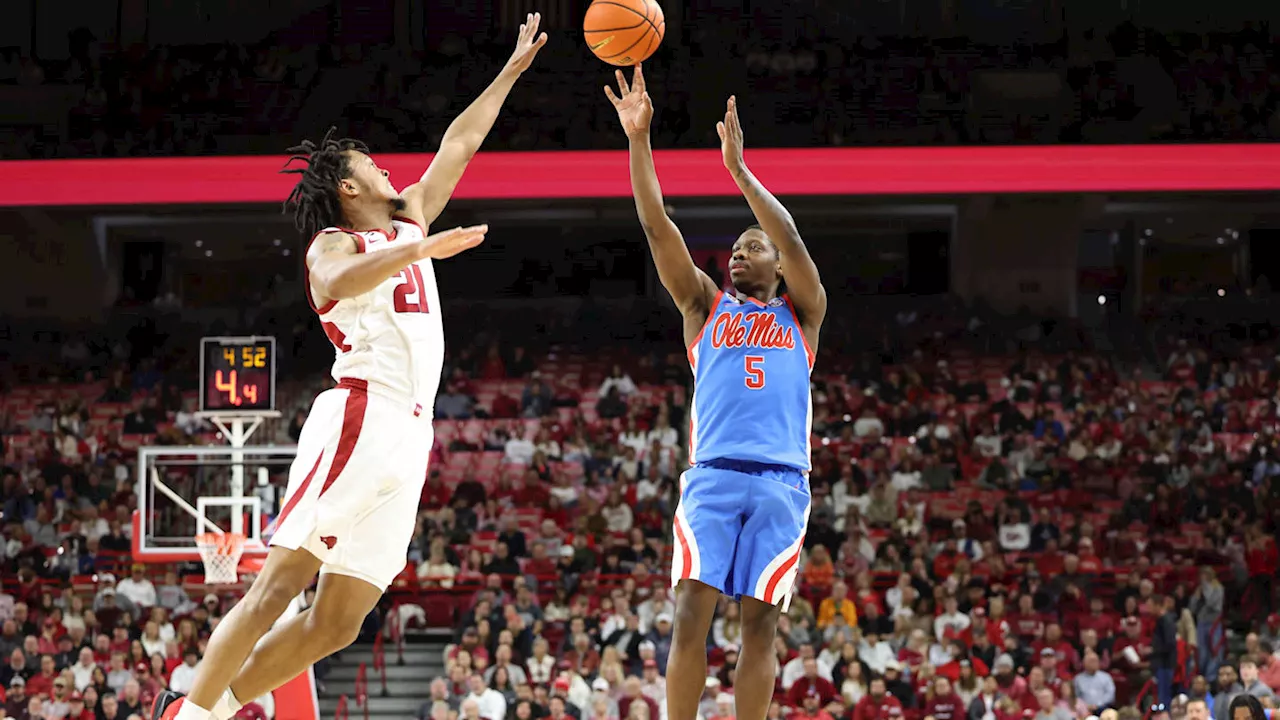 Ole Miss Men's Basketball Overcomes Nine-Point Deficit to Defeat Arkansas