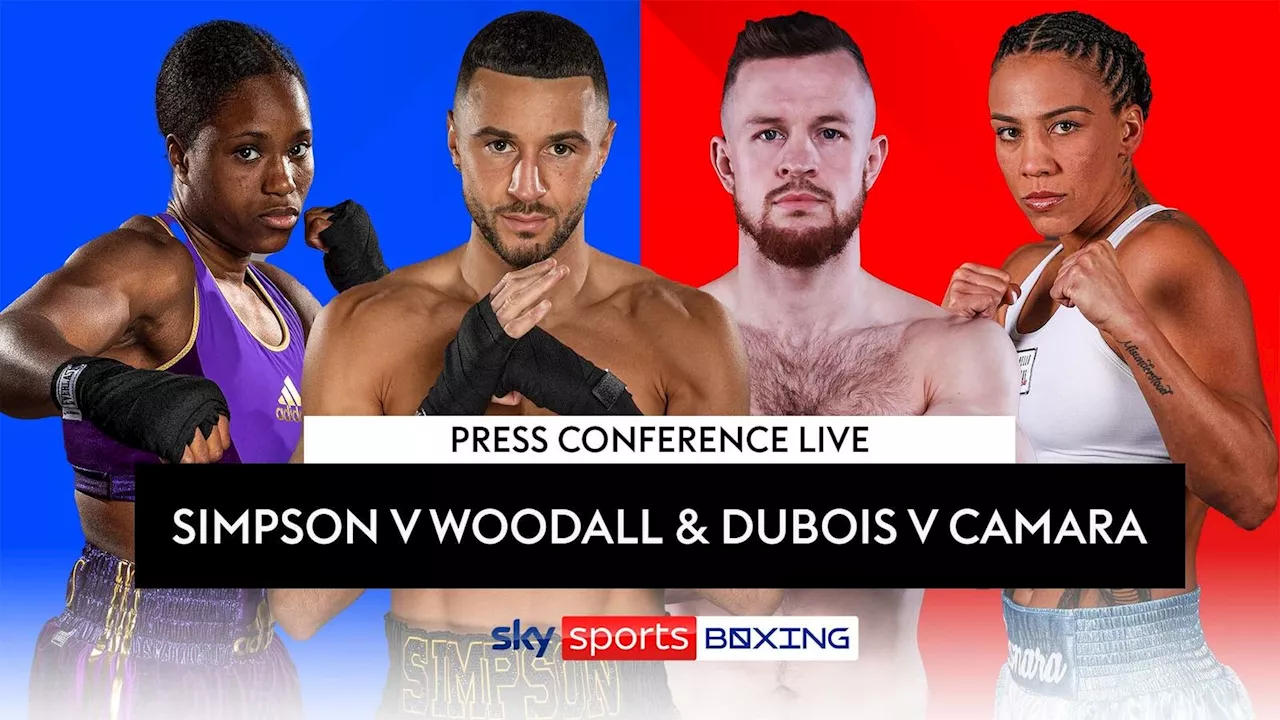 Simpson and Dubois Face Off at Final Press Conference Ahead of Title Fights