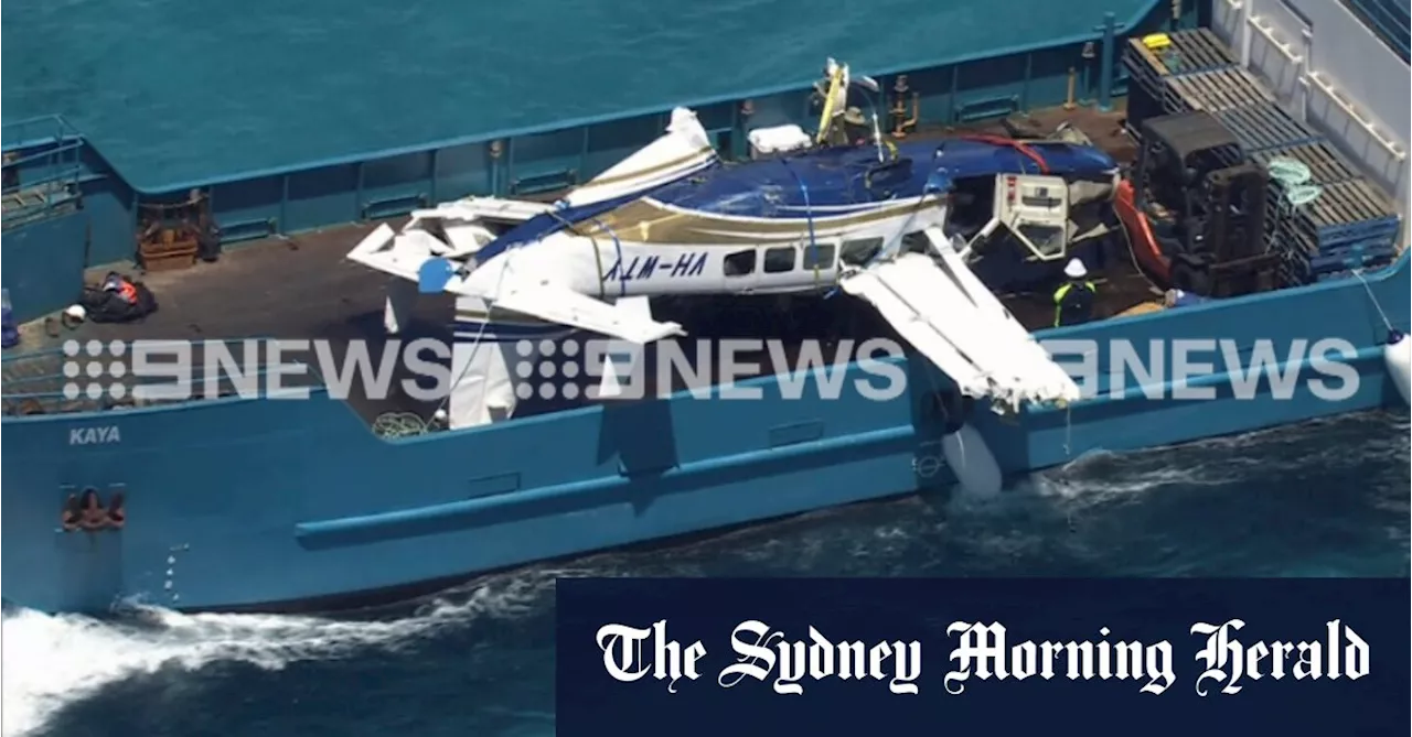 Rottnest wreckage retrieved as pilot’s girlfriend pays tribute to ‘seaplane tragic’