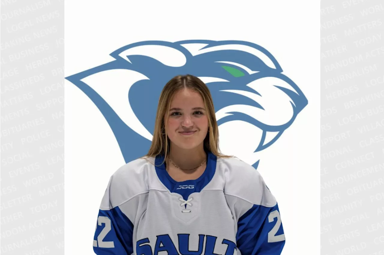 Sault College Cougars' Annika Babineau Scores Big on and Off the Ice