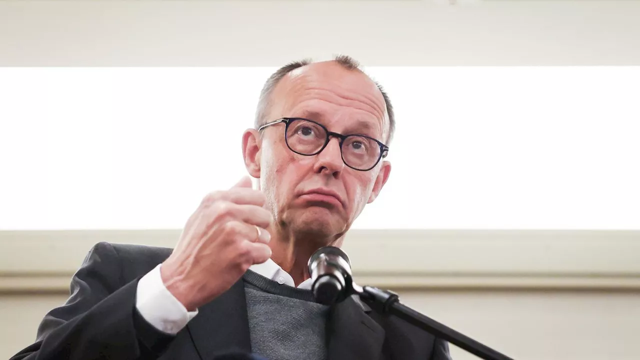 Friedrich Merz verurteilt Schaum-Attacke auf Christian Lindner