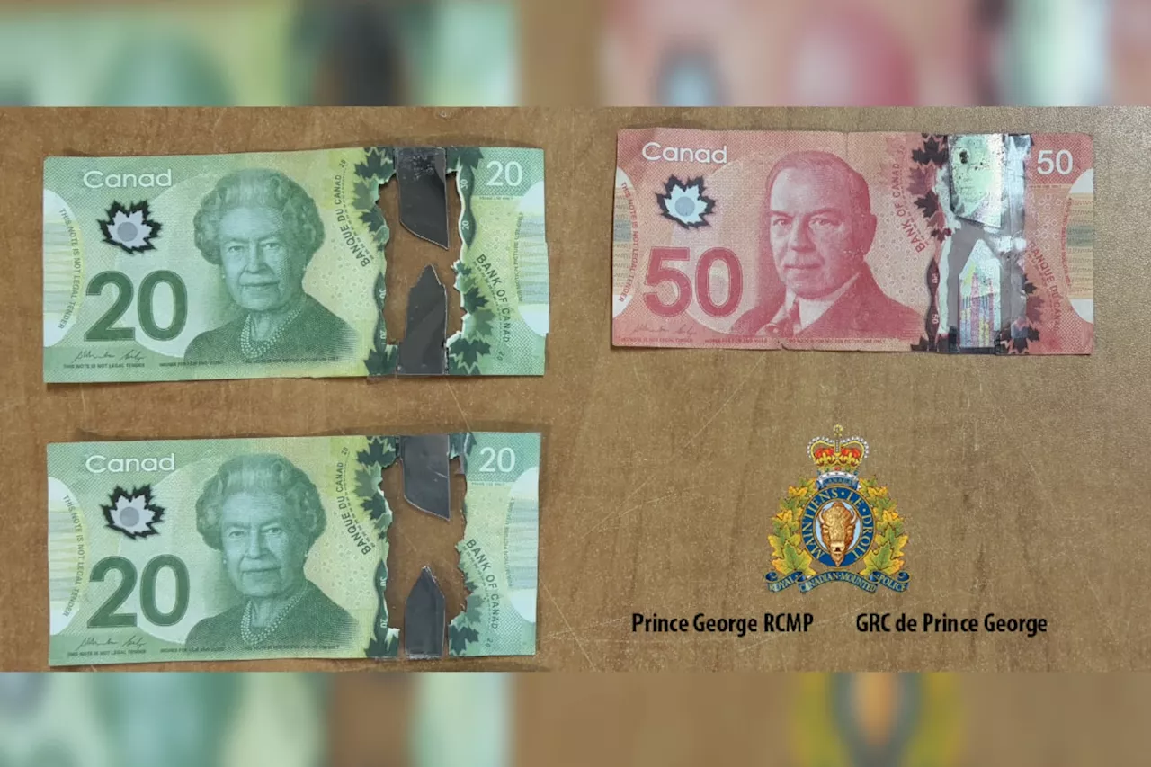 RCMP Warn of Rise in Counterfeit Bills in Prince George