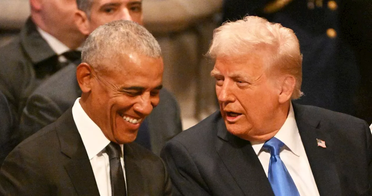 Obama and Trump's Unexpected Interaction at Carter's Funeral