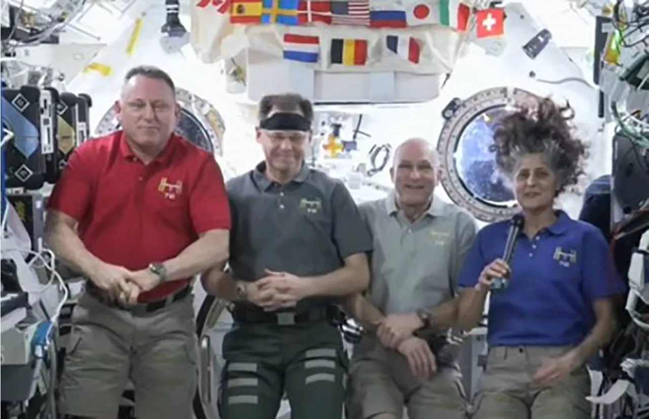 Astronauts Remain Cheerful Despite Extended Stay on ISS