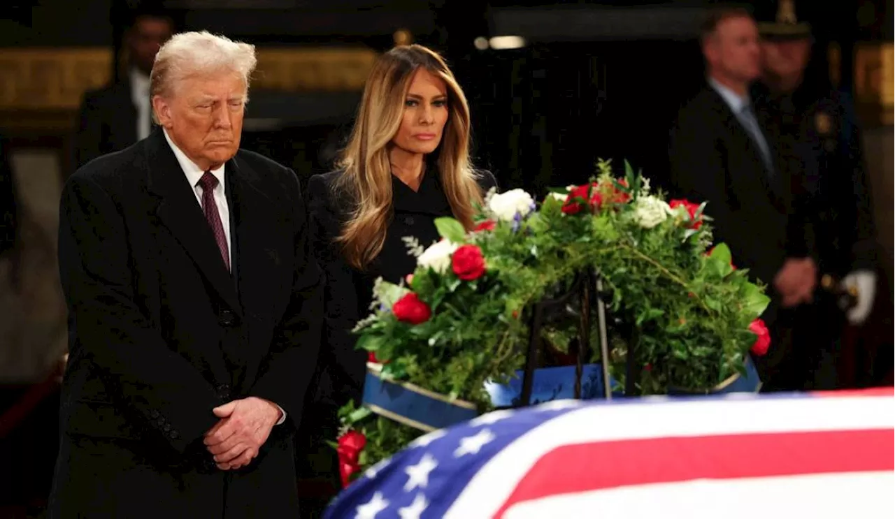 Trump Pays Tribute to Carter at Capitol Lying-in-State