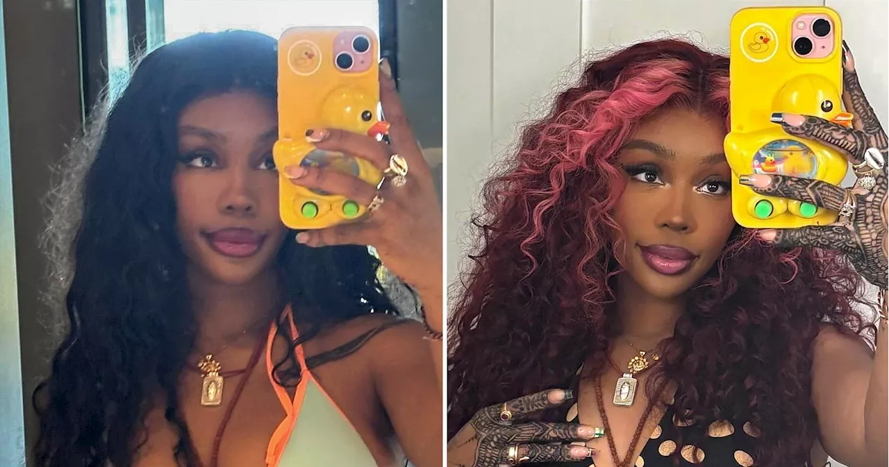 SZA Shows Off Vibrant Bubblegum Highlights