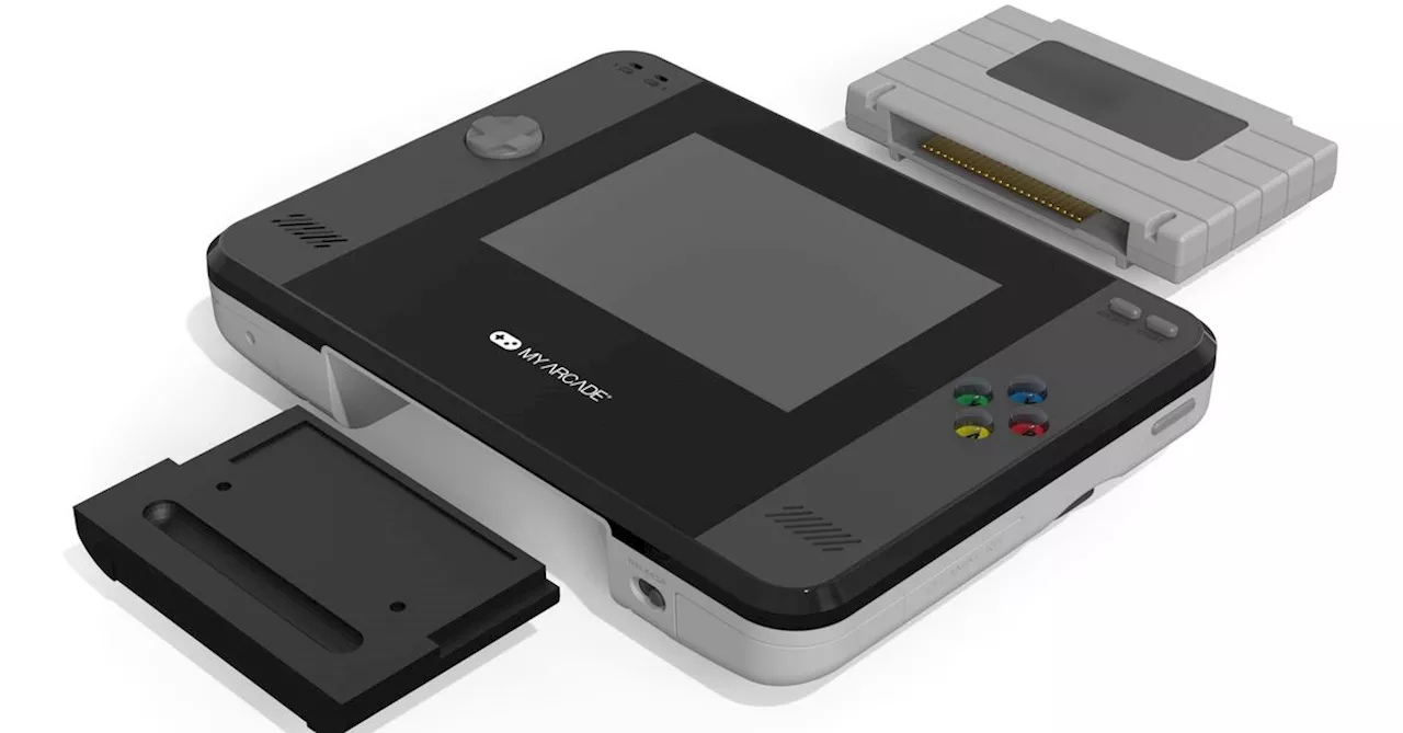 My Arcade Revives Super Retro Champ Handheld for 16-bit Cartridge Play