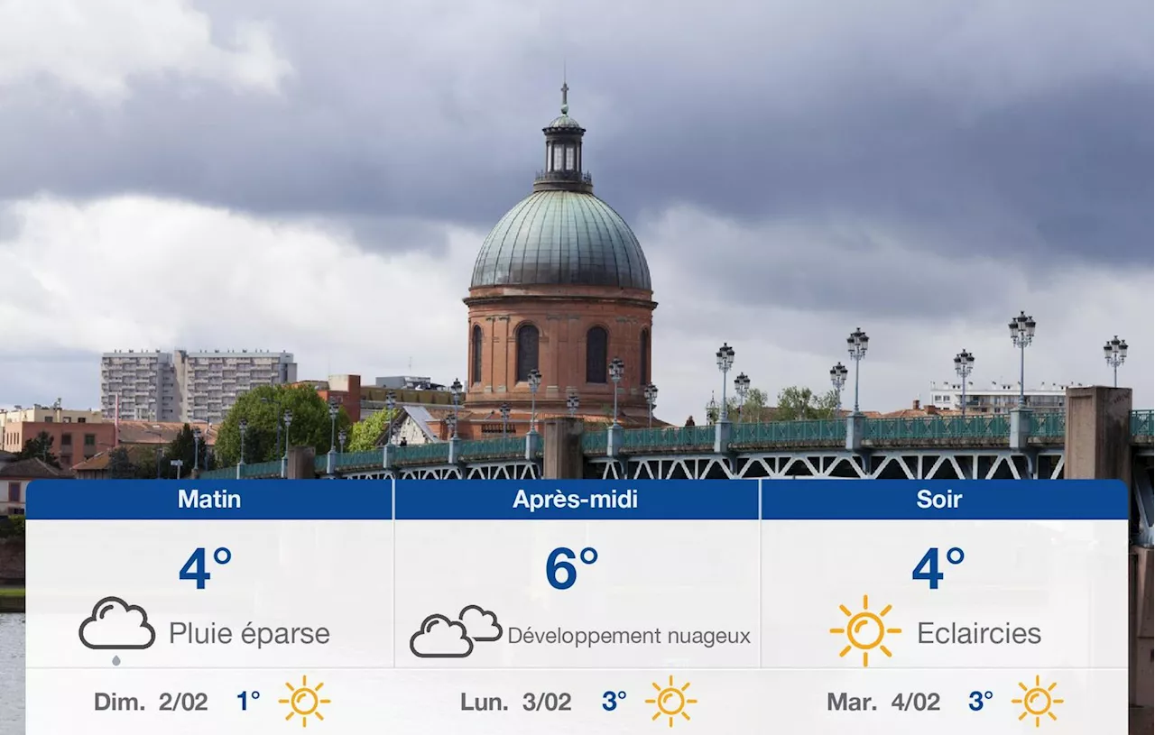 Météo Toulouse: prévisions du samedi 1 février 2025