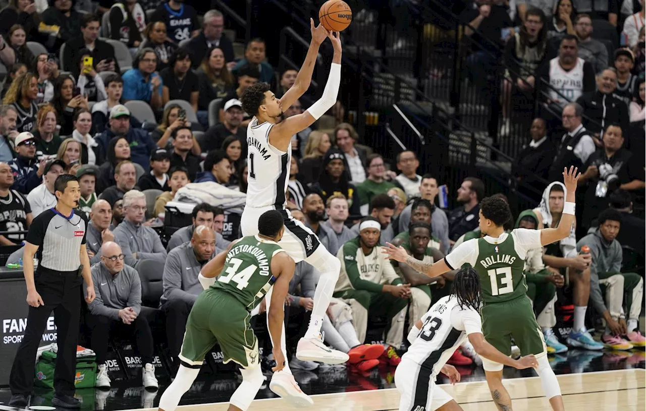 Wembanyama brille face aux Bucks et mène les Spurs à une victoire éclatante