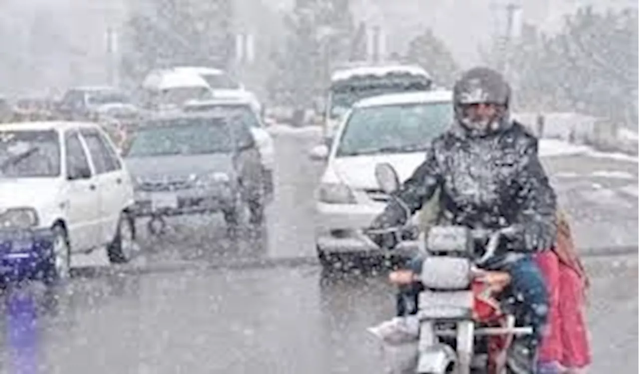 Heavy snowfall and rain hit various parts of Pakistan