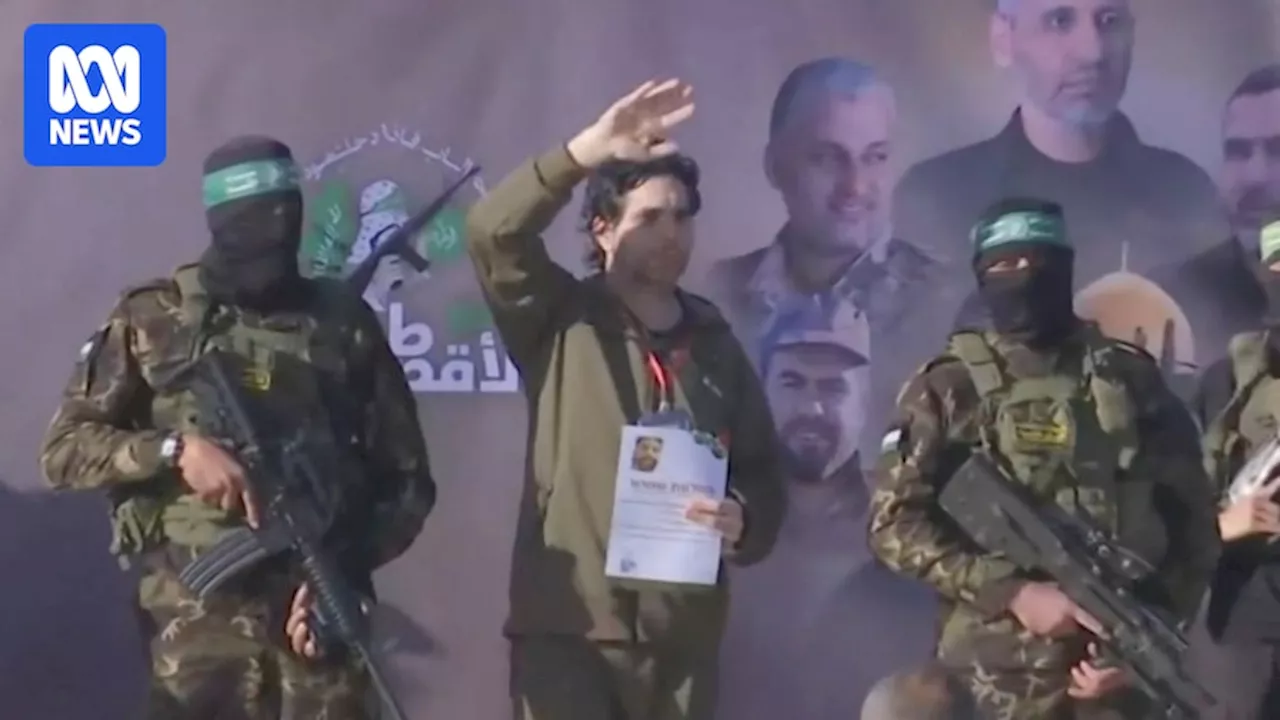 Hamas hands over Israeli hostages Ofer Kalderon and Yarden Bibas to Red Cross