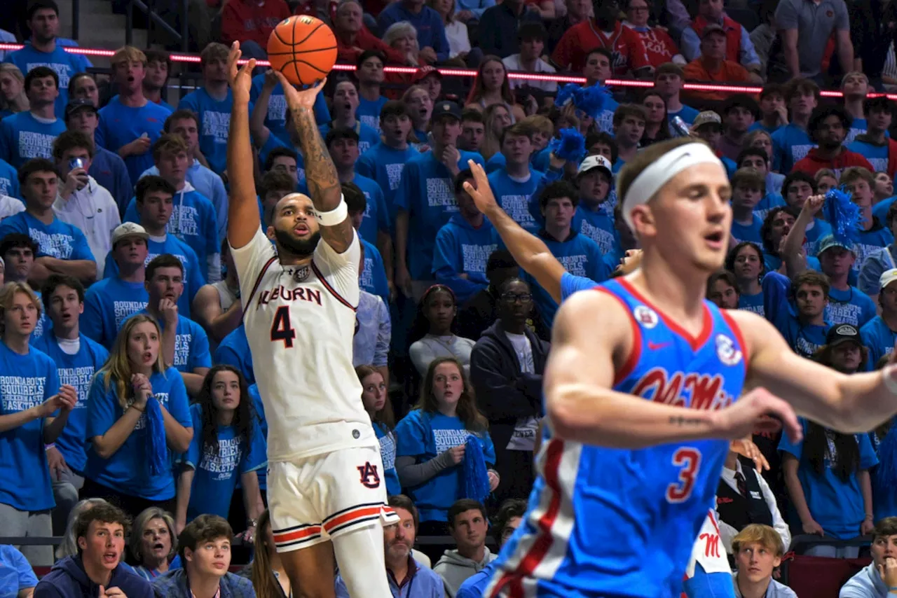 Auburn Basketball Dominates Ole Miss in Heated Road Environment