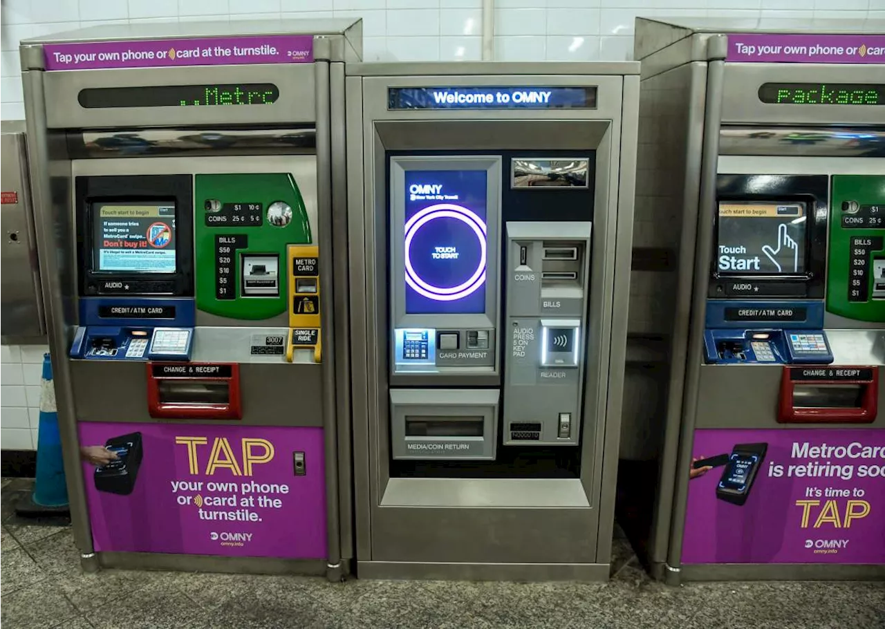 MTA to Install OMNY Vending Machines in All Stations by Year's End