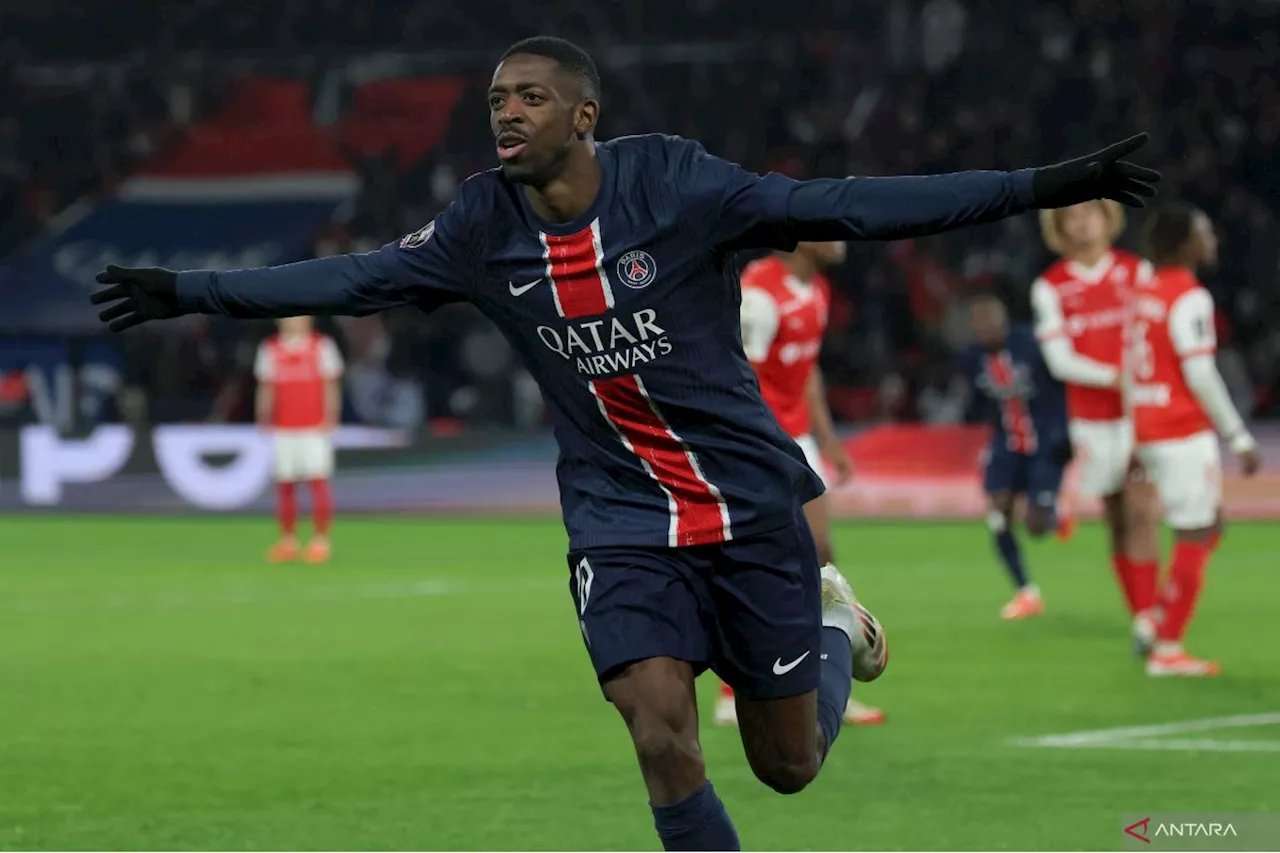 Dembele Hattrick Bawa PSG Berjaya di Kandang Brest