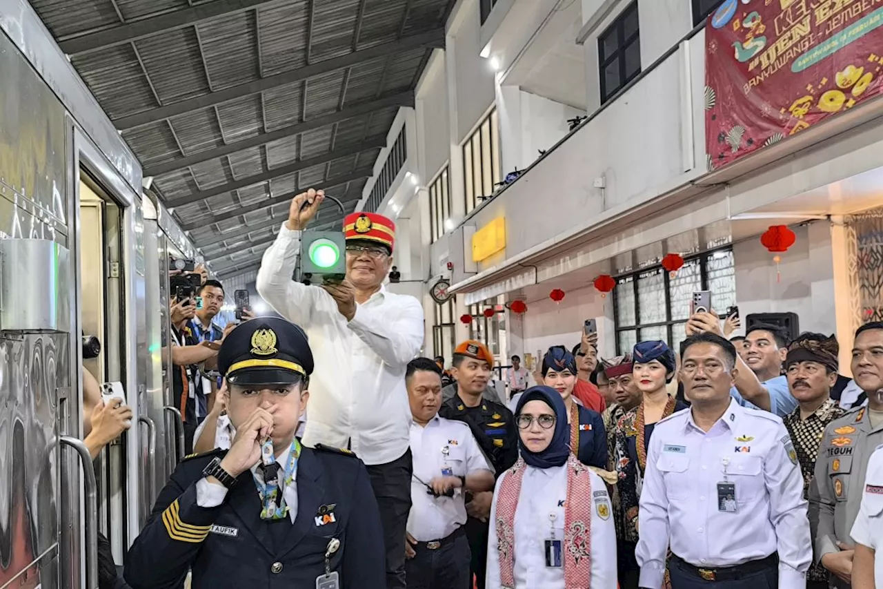 Peluncuran KA Ijen Ekspres Rute Ketapang-Malang