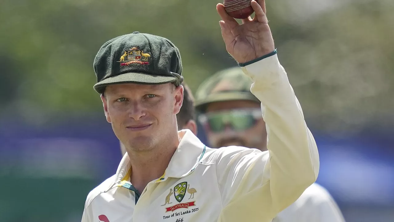 Australia closes in on big win over Sri Lanka in the first cricket test at Galle