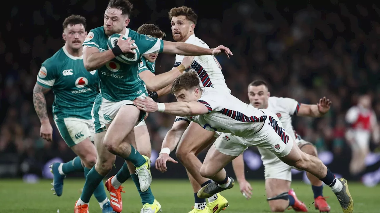 Ireland opens bid for record third straight Six Nations title by beating England 27-22