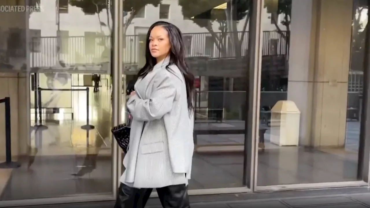 Rihanna leaves court after watching A$AP Rocky trial