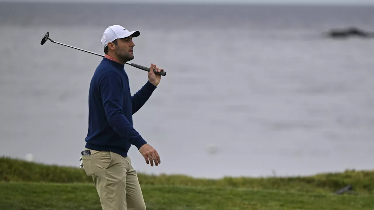 Scottie Scheffler's Beach Ball Rescue at Pebble Beach