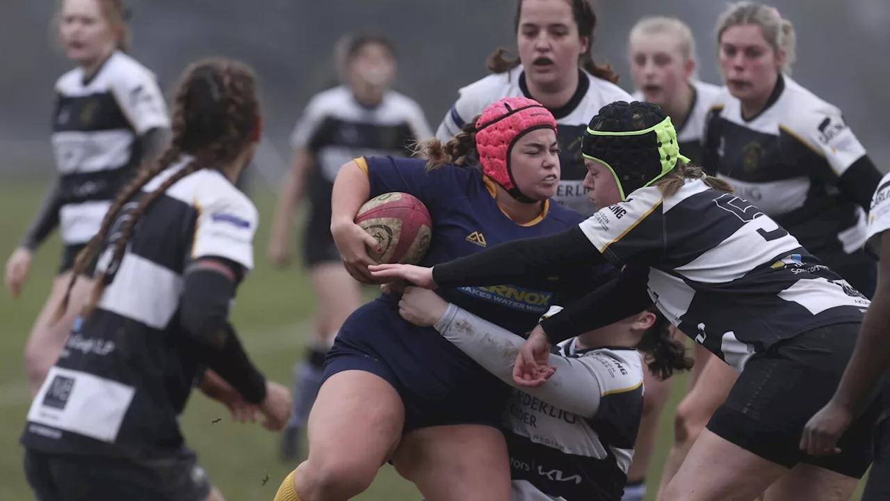 The AP photographs a women's rugby grassroots team from training to a game to the postgame