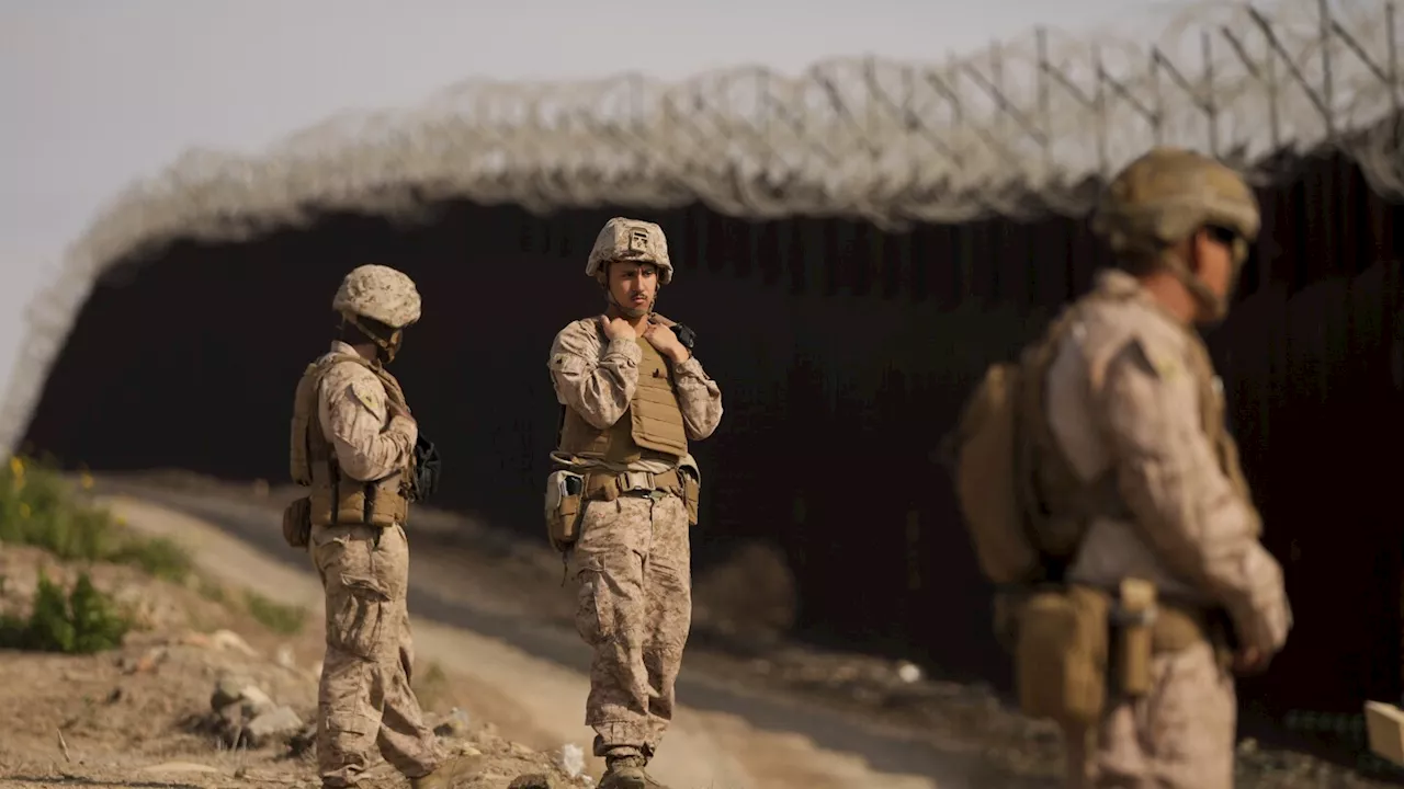 US Marines Strengthen Border Barriers Amid Trump's Hardline Rhetoric