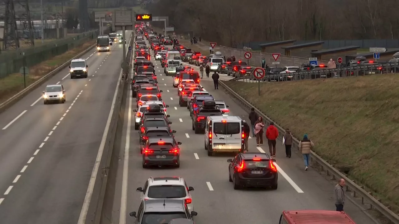 Éboulement sur la RN90 en Savoie : Circulation bloquée et milliers de véhicules coincés