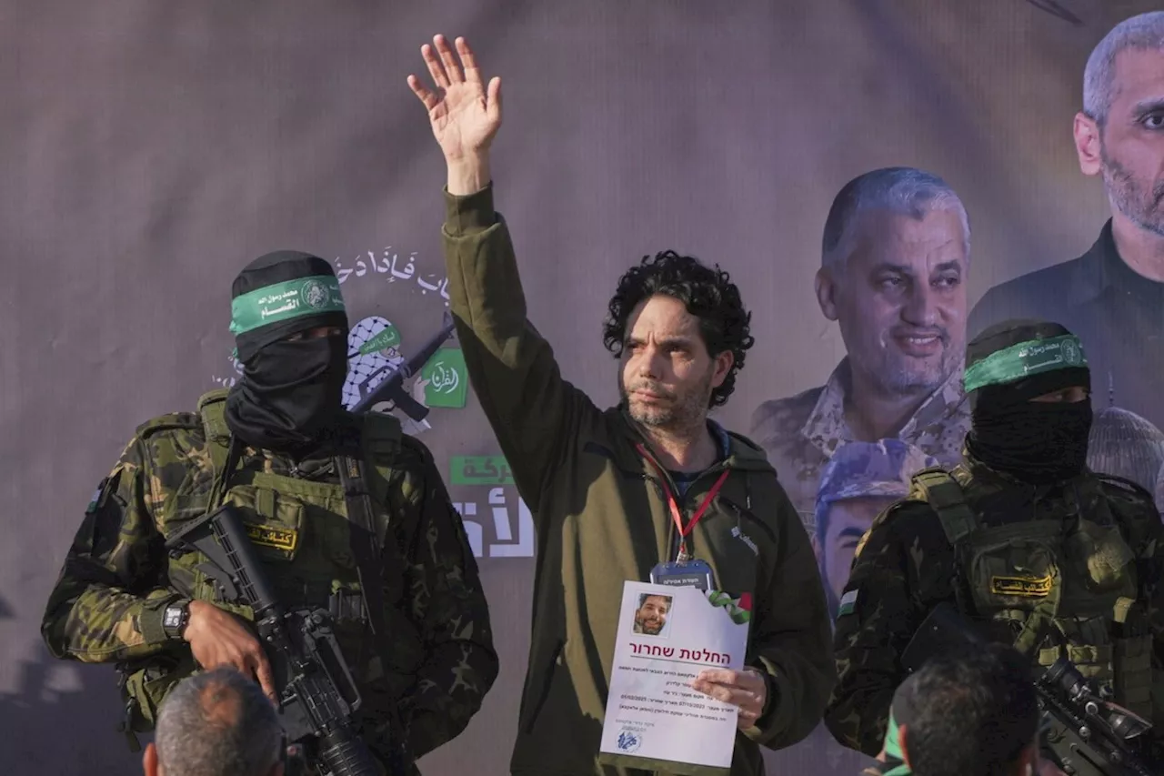 Hamas releases 3 male hostages as part of ceasefire deal with Israel