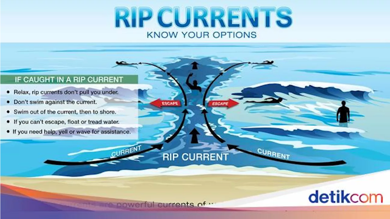 Pakar UGM Beri Saran Jika Terjebak Rip Current dan Cara Mengenalinya di Pantai