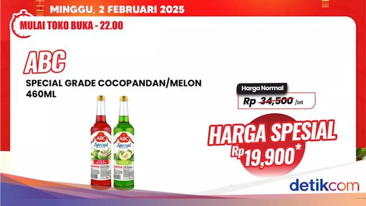 Jangan Ketinggalan! Beli Sirop di Transmart Full Day Sale Bisa Semurah Ini