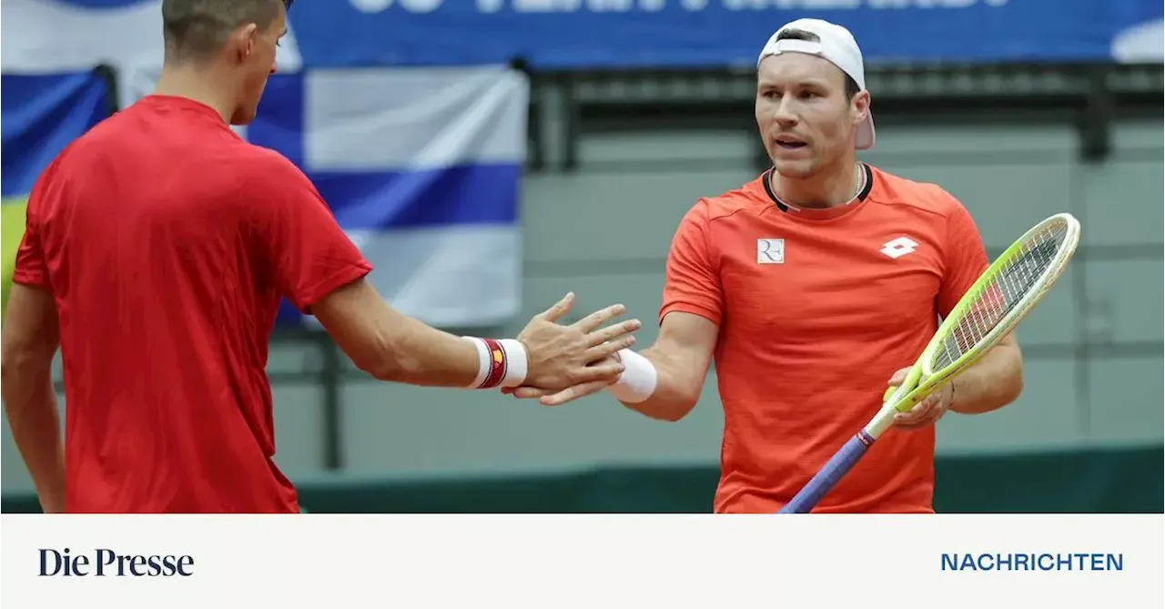 Österreichs Tennis-Team sichert sich Aufstieg in die zweite Qualifikationsrunde des Davis Cup