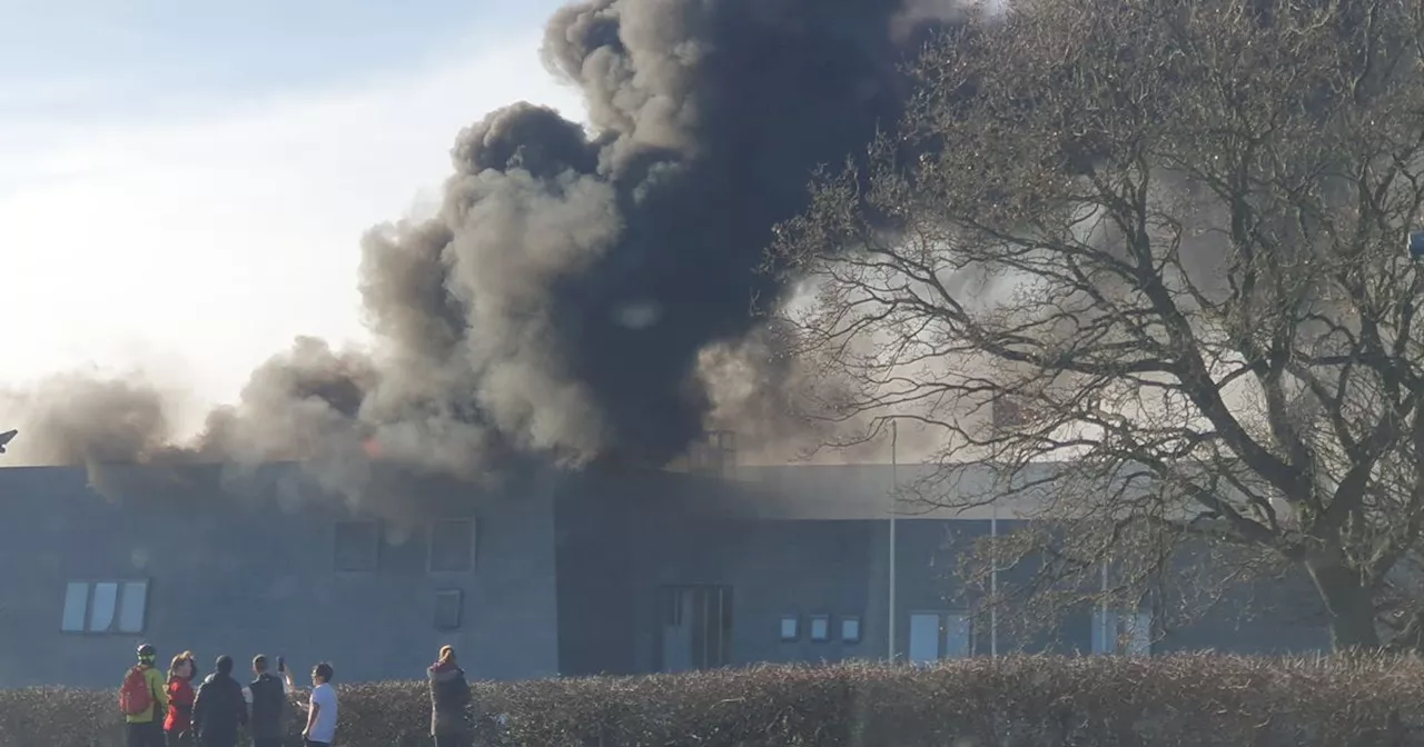 Live updates on 'major' fire at Maghull Town Hall