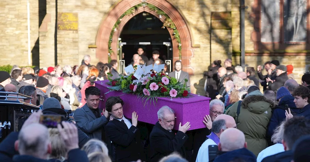 Tears and smiles at Linda Nolan's 'pure showbiz' funeral