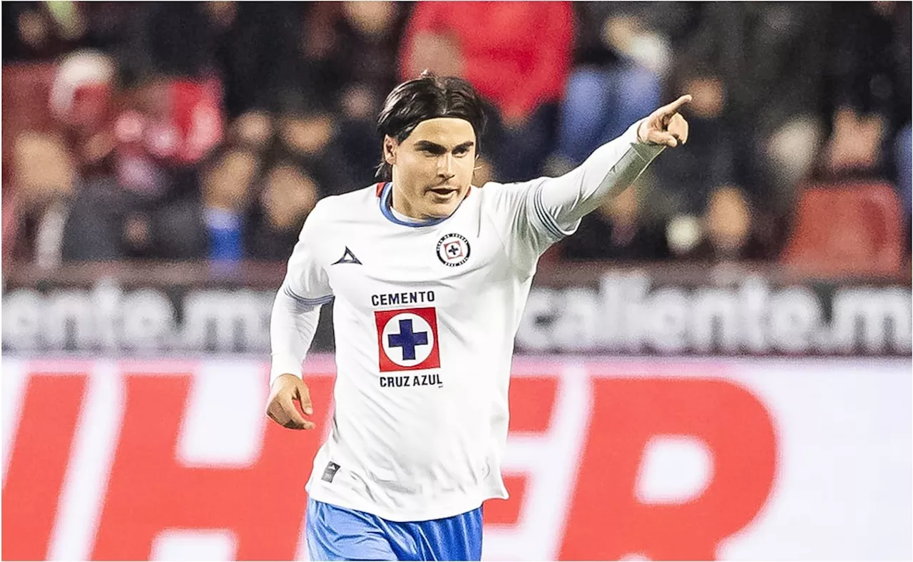 Luka Romero se estrena con Cruz Azul; el refuerzo de La Máquina abrió el marcador en Tijuana