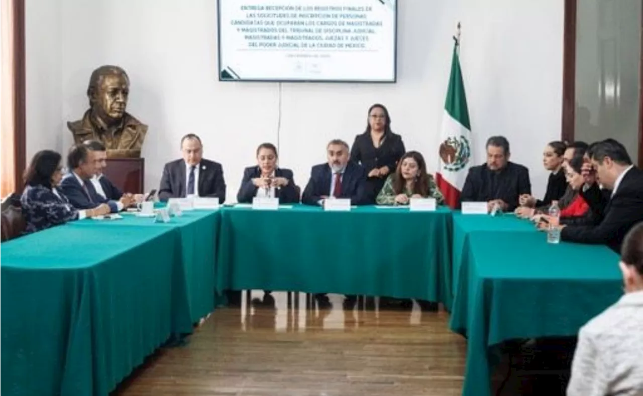 Más de 2 mil personas se registraron para proceso de selección de candidatos al Poder Judicial en CDMX